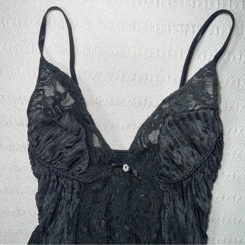 Whimsigoth Babydoll Lacy Bodysuit Womens XS Coquette Sexy Intimate Romantic - Picture 3 of 7